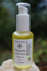 Image de Huile de massage aux Fleurs de Pâquerette Bio