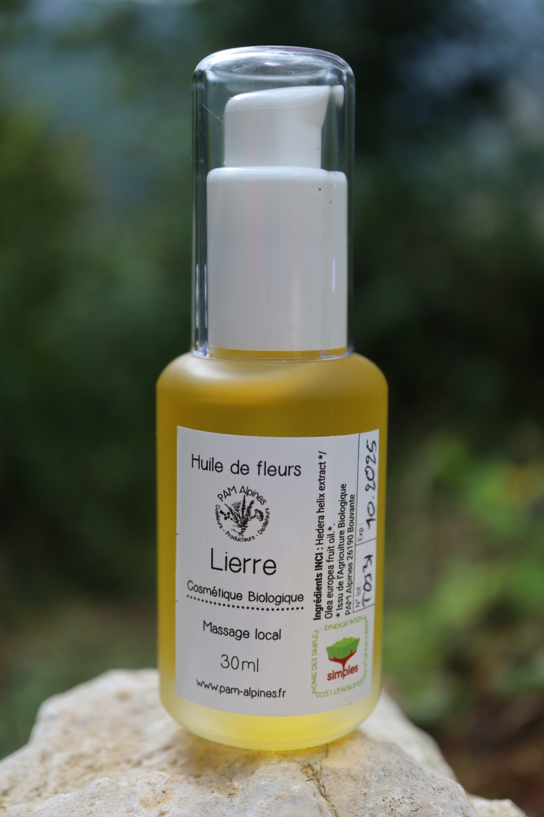 Image de Huile de massage aux Feuilles de Lierre Bio