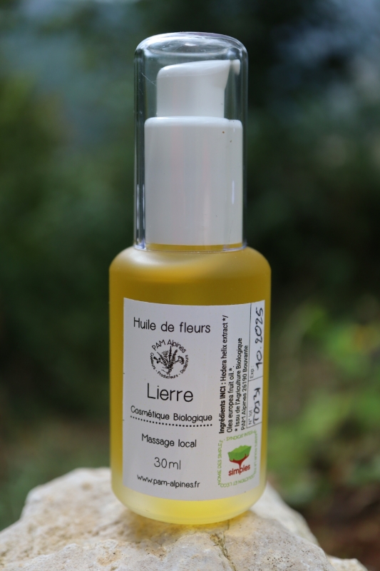 Image de Huile de massage aux Feuilles de Lierre Bio
