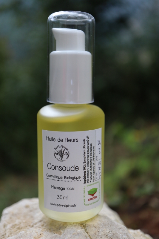 Image de Huile de massage à la Racine de Consoude Bio