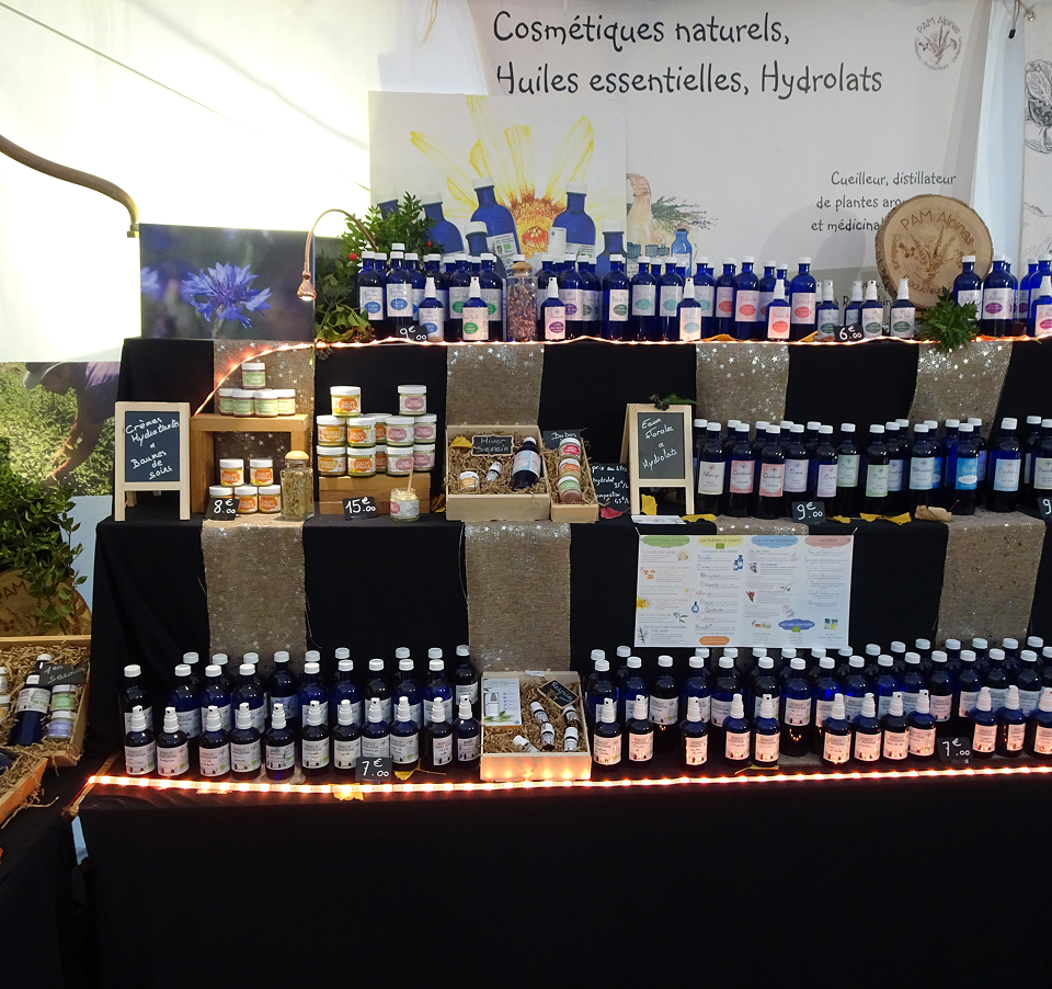 Stand de produits professionnels
